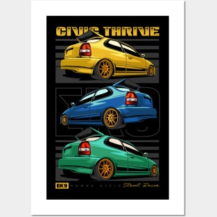 EK9 Civic Trive Posters and Art